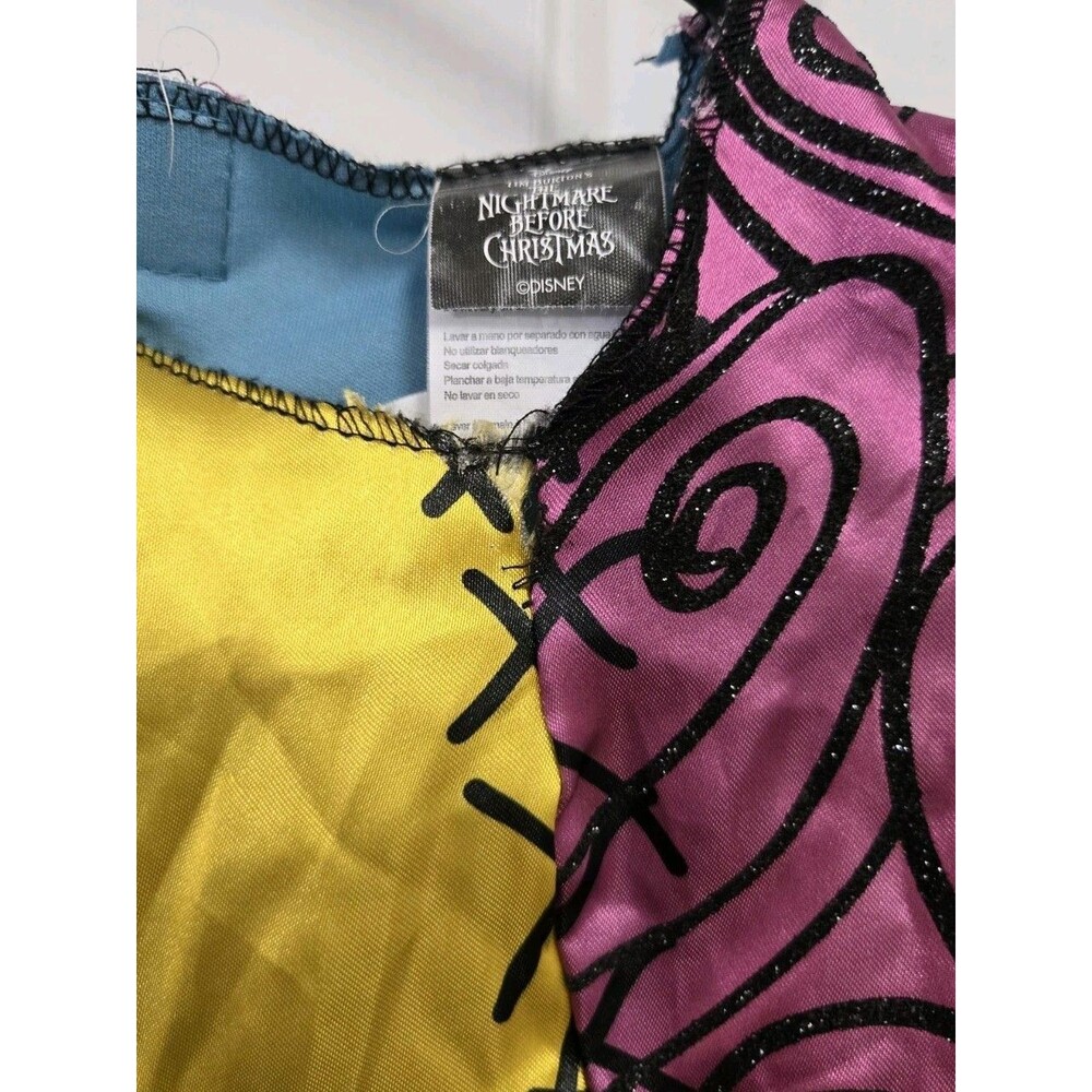 Disney Sally Costume Girls Size Small 4-6X Deluxe Nightmare Before Christmas - Picture 2 of 5